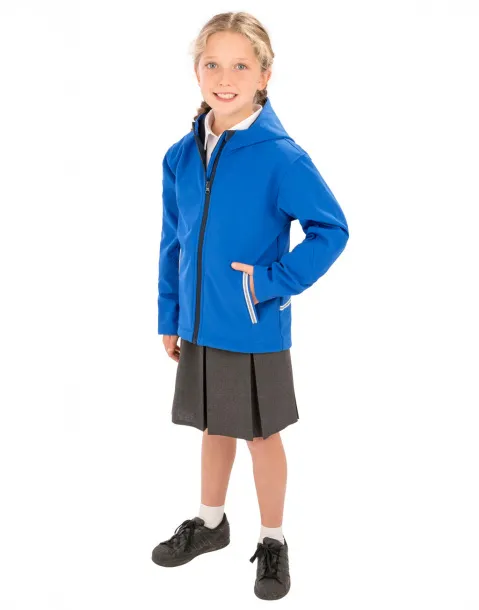  Kids TX Performance Hooded Softshell Jacket - Result Core