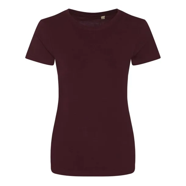 CASCADES ORGANIC WOMEN'S TEE - Ecologie Burgundy