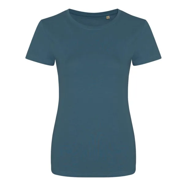 CASCADES ORGANIC WOMEN'S TEE - Ecologie Ink Blue Plain
