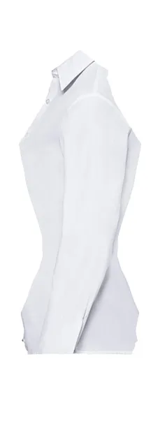  Ladies' LS Poplin Shirt - Russell Collection