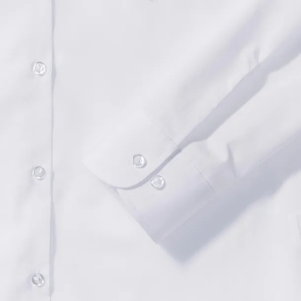 Ladies' LS Poplin Shirt - Russell Collection