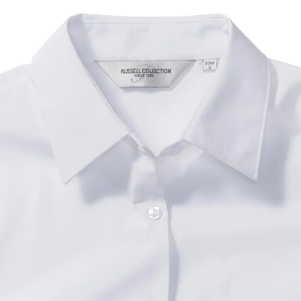  Ladies' LS Poplin Shirt - Russell Collection