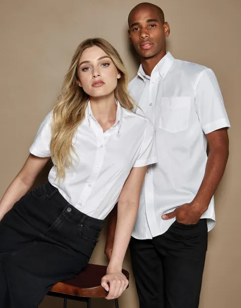  Women's Tailored Fit Premium Oxford Shirt SSL - Kustom Kit
