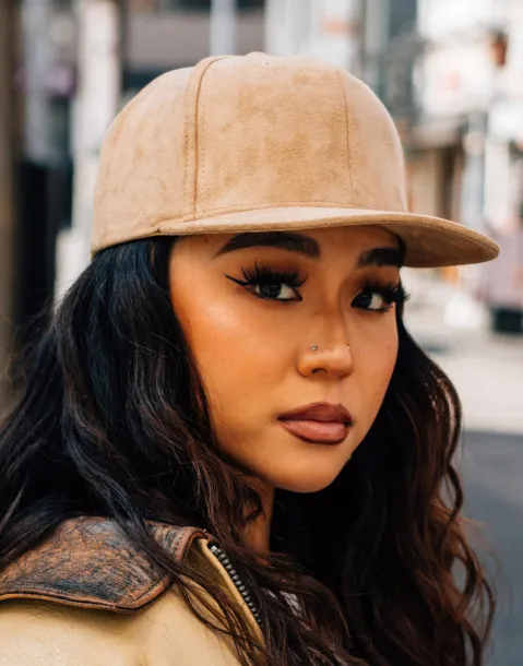  Suede Leather Snapback - Flexfit