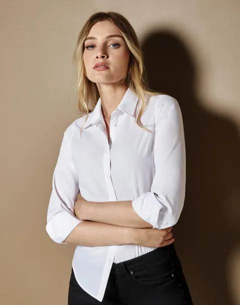 Women's Tailored Fit Poplin Shirt - Kustom Kit