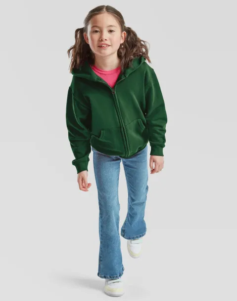  Dječji klasični hoodie s patentnim zatvaračem, 280 g/m² - Fruit of the Loom