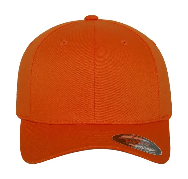 Flexfit Wooly Combed Cap Kids - Flexfit Narančasta