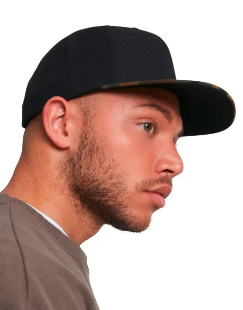  Klasična dvobojna kamuflažna snapback šilterica - 6 panela - Flexfit