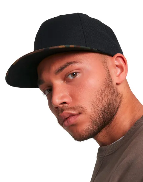  Klasična dvobojna kamuflažna snapback šilterica - 6 panela - Flexfit