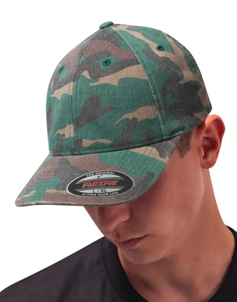Flexfit Garment Washed Camo - Flexfit