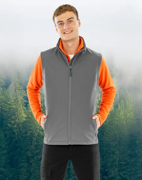  Men's Recycled 2-Layer Printable Softshell B/W - Result Recycled