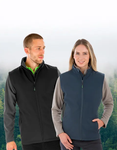  Men's Recycled 2-Layer Printable Softshell B/W - Result Recycled