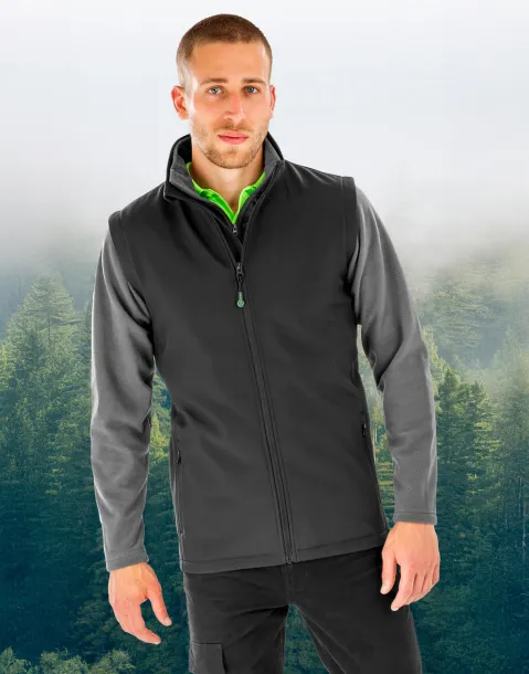  Men's Recycled 2-Layer Printable Softshell B/W - Result Recycled