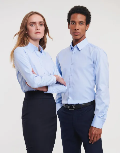  Ladies' Herringbone Shirt - Russell Collection