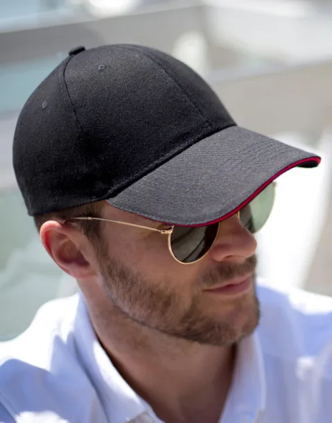  Memphis Low Profile Sandwich Peak Cap - Result Headwear
