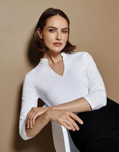  Regular Fit Mandarin Collar Top - Kustom Kit
