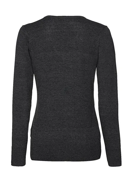  Ladies V-Neck Knitted Pullover - Russell Collection