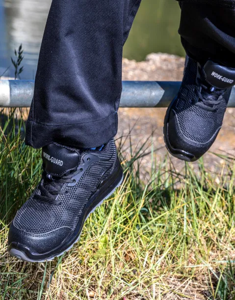  All Black Safety Trainer - size 3 - Result Work-Guard