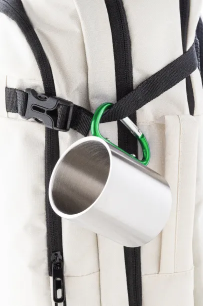 Cadisha metal mug Green Silver