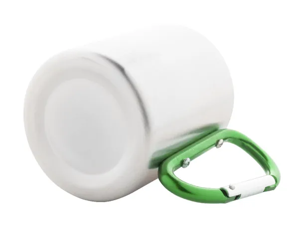 Cadisha metal mug Green Silver