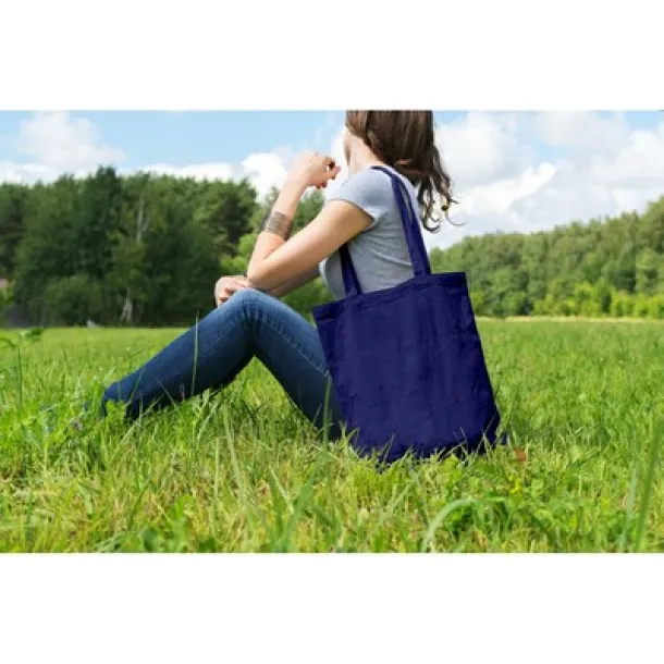  Cotton shopping bag, 140 g/m2 Mornarski plava