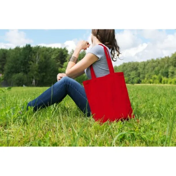  Cotton shopping bag, 140 g/m2 Crvena
