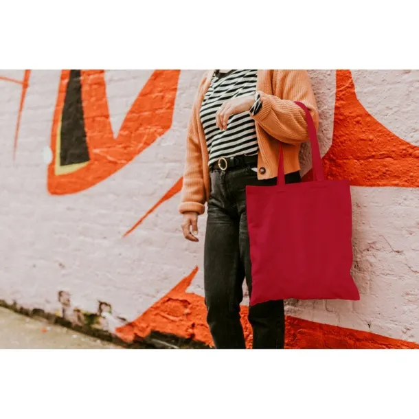  Cotton shopping bag, 140 g/m2 red