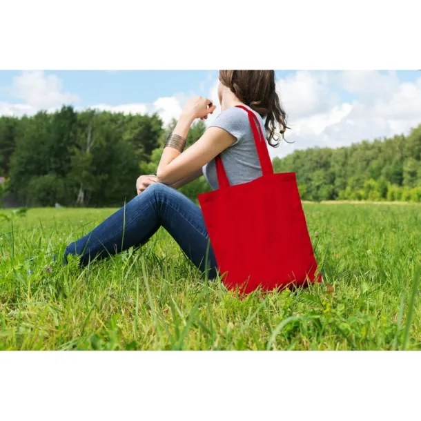  Cotton shopping bag, 140 g/m2 Crvena