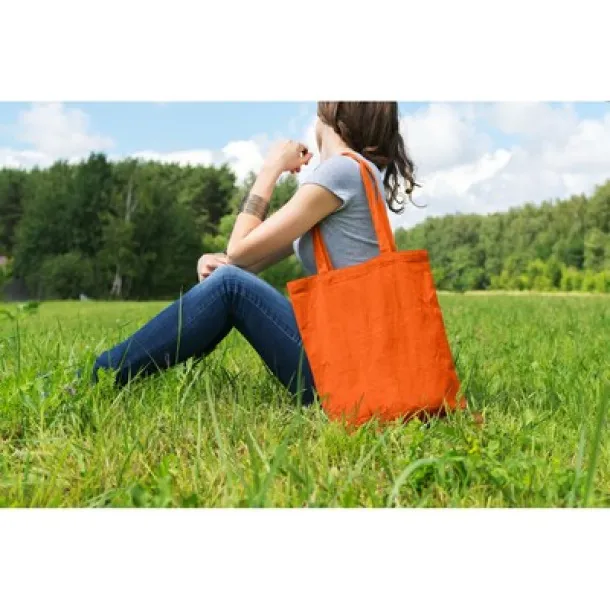  Cotton shopping bag, 140 g/m2 Narančasta