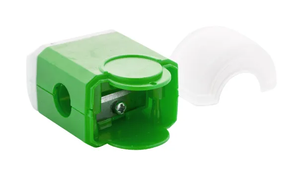 Pencix eraser and sharpener Green White