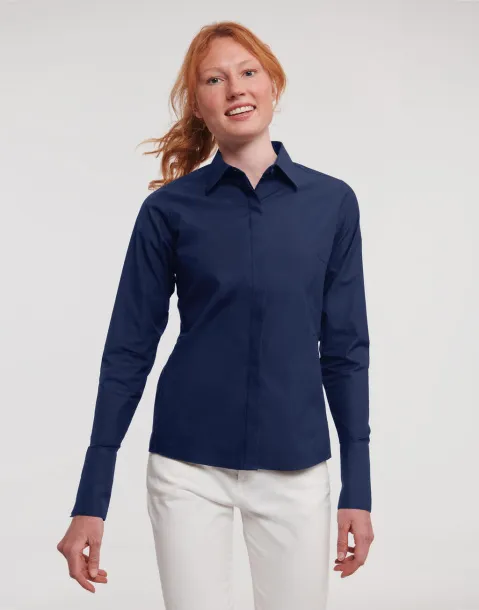  Ladies' LS Ultimate Stretch Shirt - Russell Collection