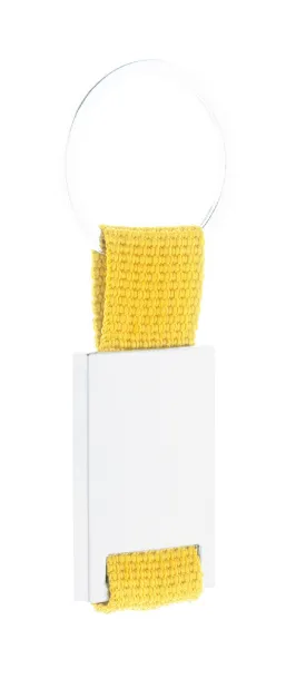 Poxil keyring Yellow Silver