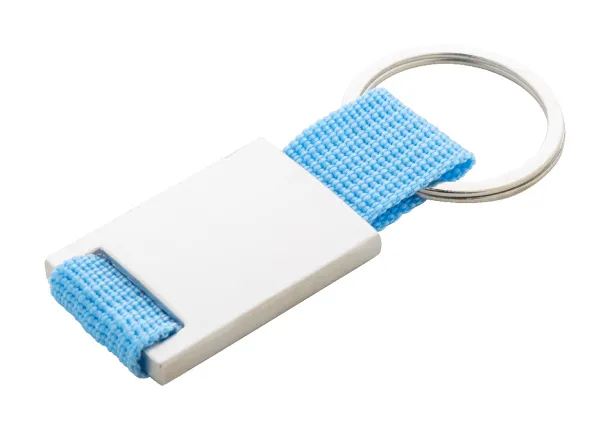 Poxil keyring Light blue Silver