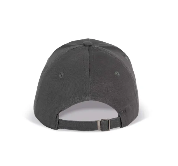  SANDWICH PEAK CAP - 6 PANELS - K-UP Tamno siva Black