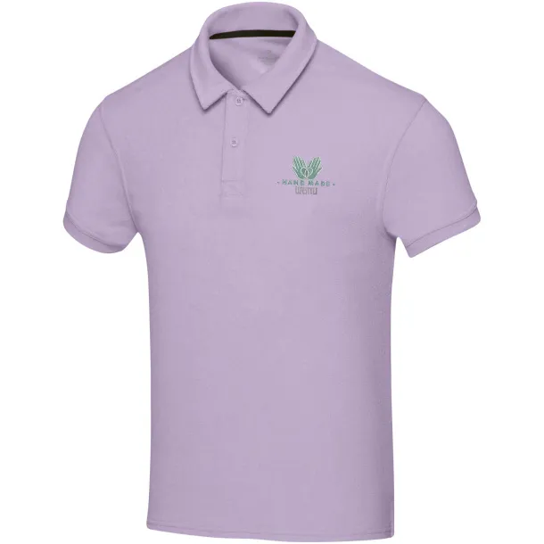 Akoya GRS unisex polo majica od recikliranog frotira, 230 g/m² - Elevate NXT Lilac