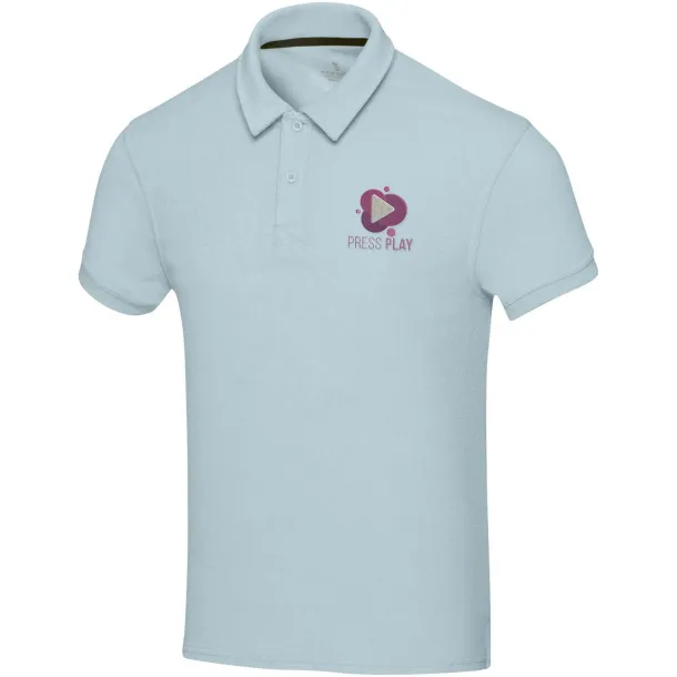 Akoya GRS unisex polo majica od recikliranog frotira, 230 g/m² - Elevate NXT Cloud Blue