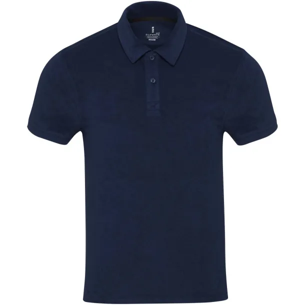 Akoya GRS unisex polo majica od recikliranog frotira, 230 g/m² - Elevate NXT Mornarsko plava