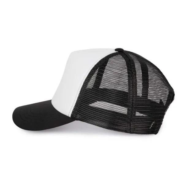  TRUCKER MESH CAP - 5 PANELS - K-UP White Black