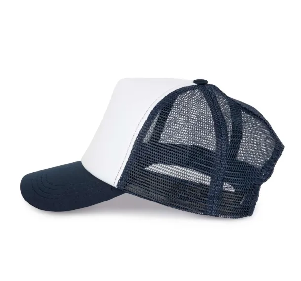  TRUCKER MESH CAP - 5 PANELS - K-UP White Navy