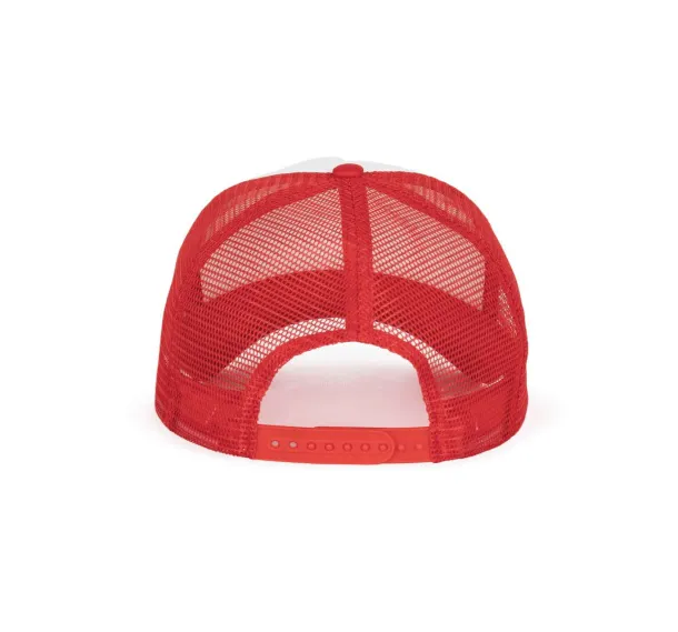  TRUCKER MESH CAP - 5 PANELS - K-UP White Red
