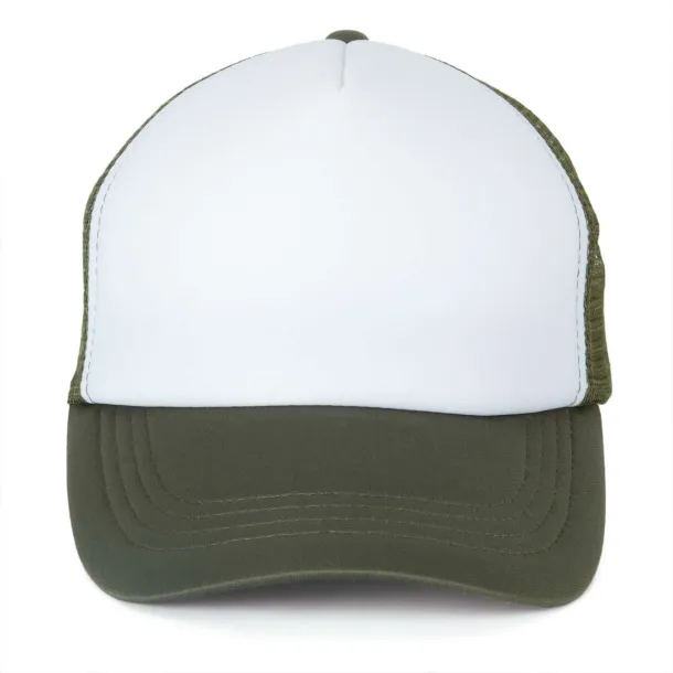  TRUCKER MESH CAP - 5 PANELS - K-UP White Grape Leaf