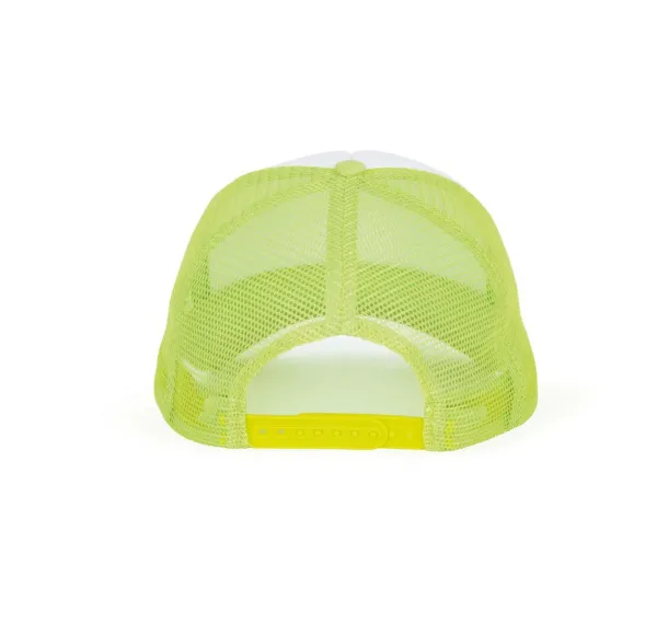  TRUCKER MESH CAP - 5 PANELS - K-UP White Limeta