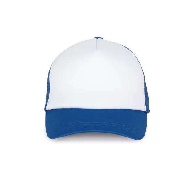  TRUCKER MESH CAP - 5 PANELS - K-UP White Royal blue