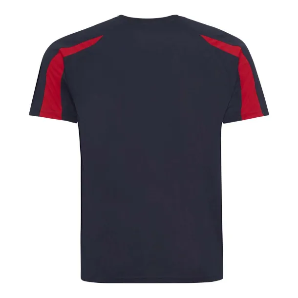  Dječja dvobojna majica kratkih rukava - Just Cool French Navy Crvena