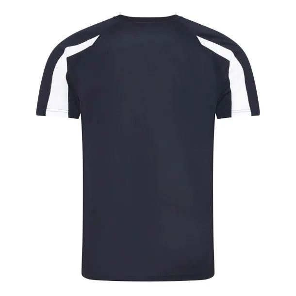  Dječja dvobojna majica kratkih rukava, 140 g/m2 - Just Cool Navy Bijela