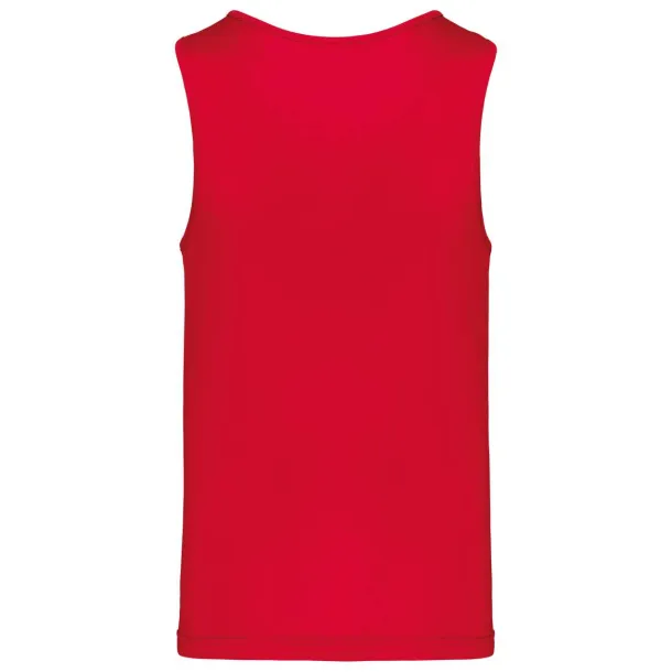  Muška sportska majica bez rukava, 140 g/m2 - Proact Crvena