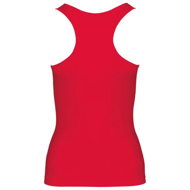  Ženska sportska majica bez rukava, 140 g/m2 - Proact Crvena