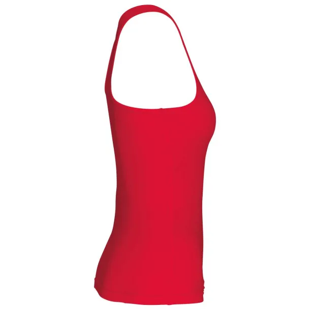  Ženska sportska majica bez rukava, 140 g/m2 - Proact Crvena