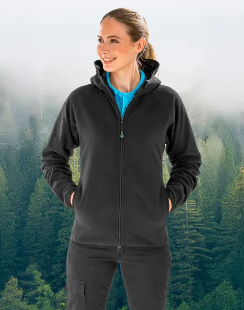  Hooded Recycled Microfleece Jacket - Result Recycled