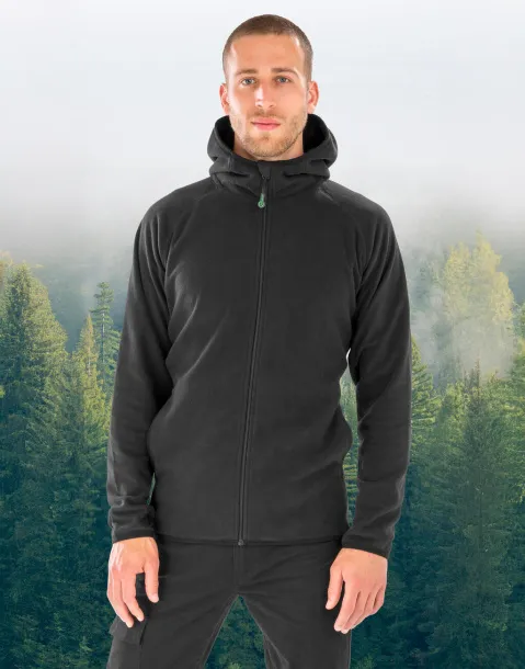 Hooded Recycled Microfleece Jacket - Result Recycled